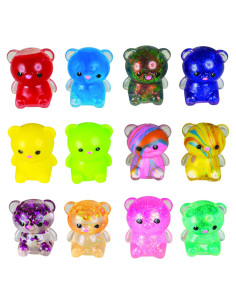 Juguetes Squishy Ositos de Goma Raymond Geddes - Paquete 12
