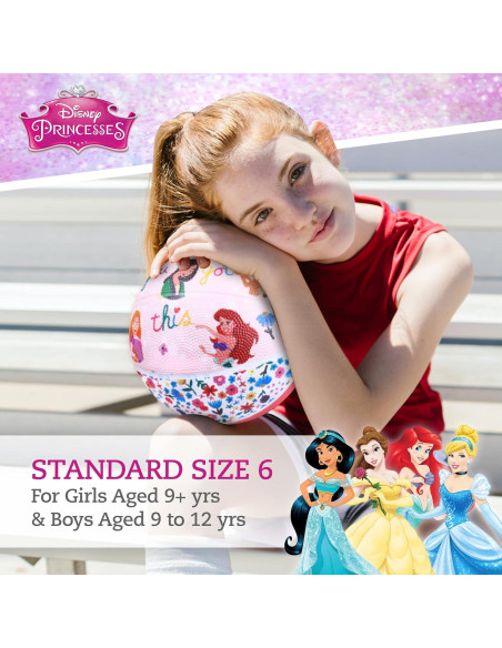 Balón de Baloncesto Capelli Sport Princesas Disney Tamaño 6