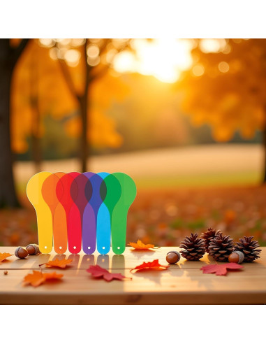 6 Paletas de Color Transparentes Junfamilee para Educación Artística