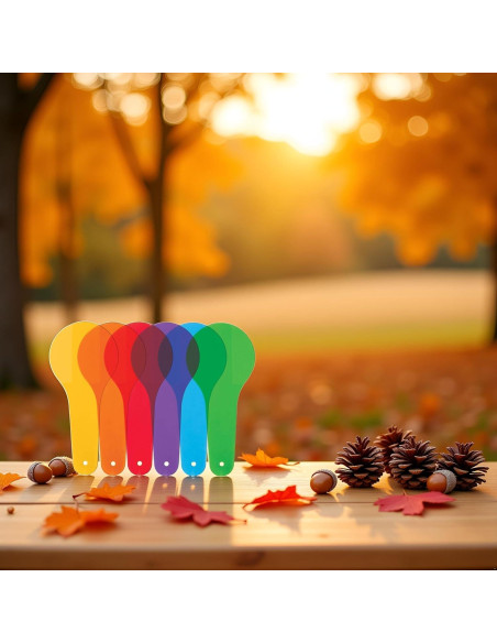 6 Paletas de Color Transparentes Junfamilee para Educación Artística