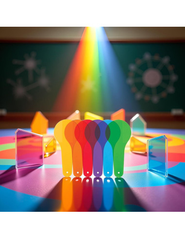 6 Paletas de Color Transparentes Junfamilee para Educación Artística