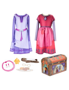 Tronco de Disfraces Asha y Dahlia Disney 2 Vestidos 4-6X