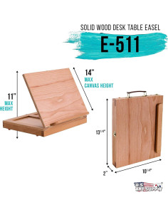 Caballete de Madera Ajustable Suministro de Arte 1.13 kg 2