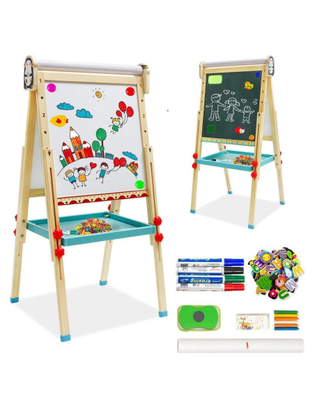 Caballete de Arte Maycoly Ajustable para Niños con Accesorios