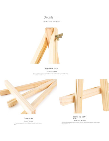 Caballete de Madera Pino ANDES 12 Paquetes 23.9x18 cm