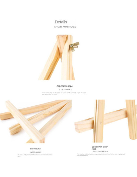 Caballete de Madera Pino ANDES 12 Paquetes 23.9x18 cm