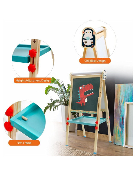 Caballete de Arte Maycoly Ajustable para Niños con Accesorios