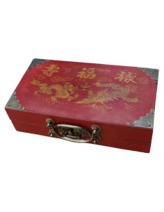 Juego de Ajedrez Chino Vintage BlingGlow 32 Piezas Resina