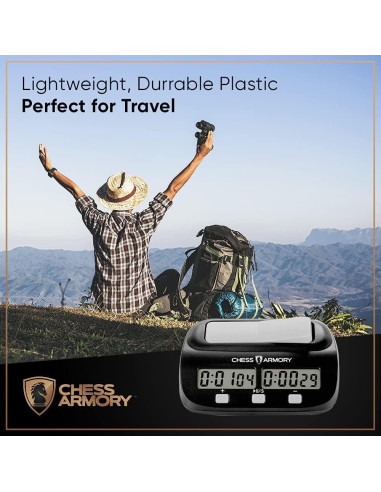 Conjunto de Ajedrez Magnético de Madera 38 cm Chess Armory