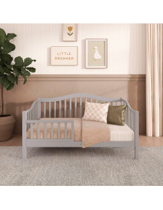 Cama de Día para Niños Dream On Me Austin Gris Pebble 2