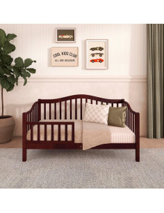 Cama de Día para Niños Dream On Me Austin - Pino Espresso 2