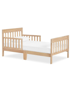 Cama para Niños Pequeños Dream On Me Finn Roble Blanco 135x76cm