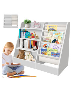 Estantería Montessori Royxen Sling de Capa 94x81 cm Gris