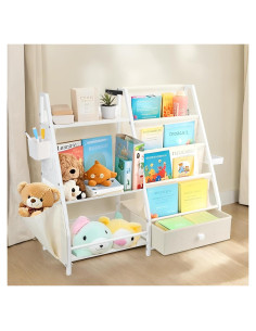 Estante Montessori IEMIEBSHA para Libros y Juguetes 3 Niveles