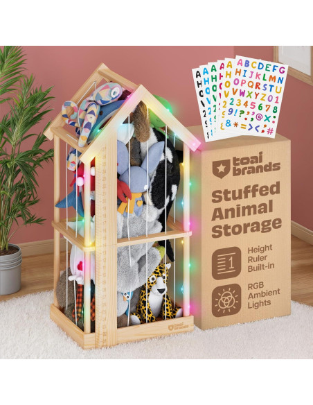 Jaula de Almacenamiento de Peluches ToAIBrands Pequeña 90 cm