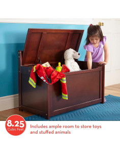 Cofre de Juguetes de Madera Melissa & Doug Espresso 127L 2
