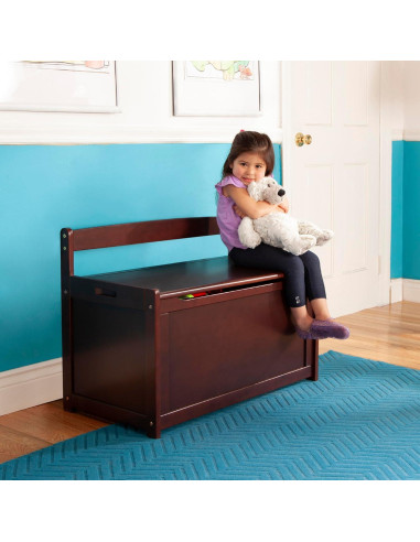 Cofre de Juguetes de Madera Melissa & Doug Espresso 127L