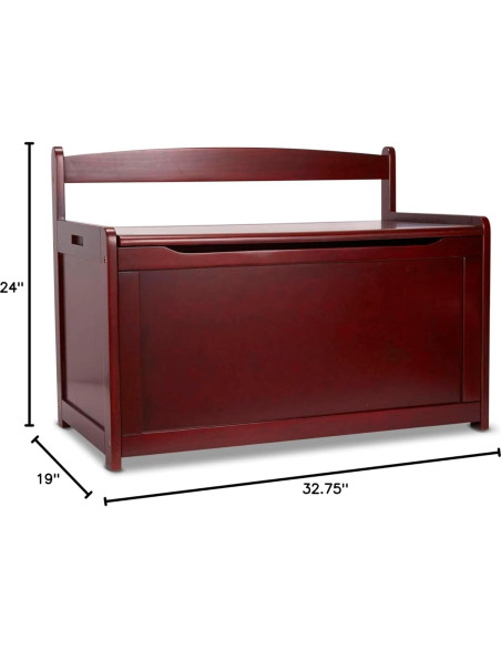 Cofre de Juguetes de Madera Melissa & Doug Espresso 127L