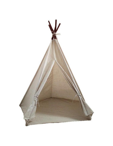 Tienda Tipi Grande de Lona Miyaya 121.9x121.9x139.7 cm