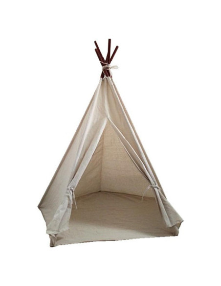 Tienda Tipi Grande de Lona Miyaya 121.9x121.9x139.7 cm