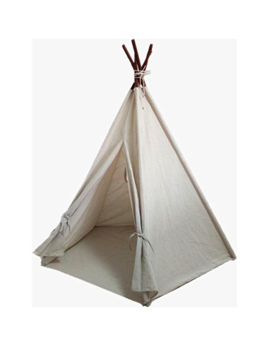 Tienda Tipi Grande de Lona Miyaya 121.9x121.9x139.7 cm