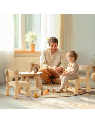 Silla de Madera para Niños ROBUD - Juego de 2, 113.4 kg