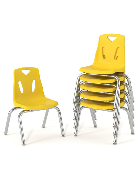 Sillas Apilables Berries Jonti-Craft 8140JC6007 Amarillas - Paquete de 6