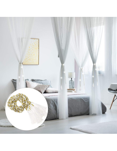 Cortina Mosquitera de Cama Tatuo 210x190x240 cm Blanca