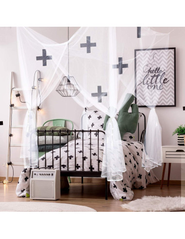 Cortina Mosquitera de Cama Tatuo 210x190x240 cm Blanca