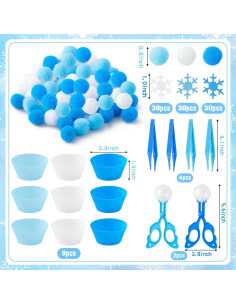 Set de Juguetes de Motricidad Fina EZdhuawuse - 270 Piezas 2