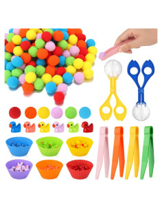 228 Piezas Juguetes de Motricidad Fina Libfrnt - Clasificación y Conteo