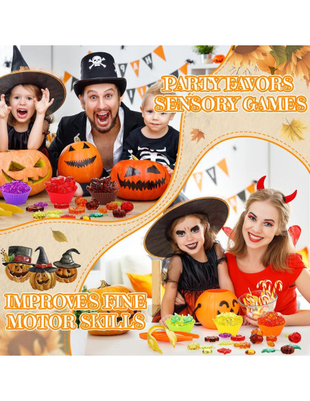 Hotop Bin Sensorial Otoño 214 Piezas Juguete Motricidad Fina