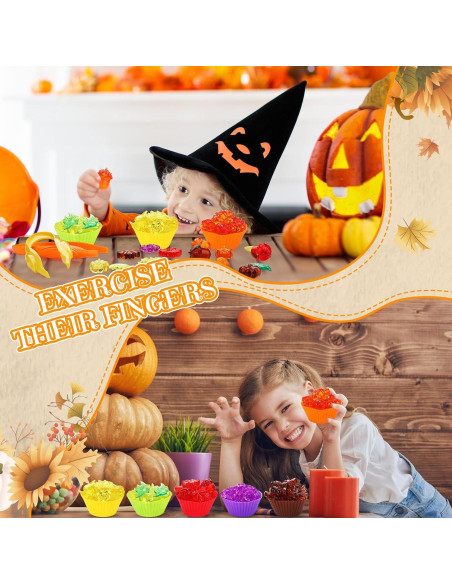 Hotop Bin Sensorial Otoño 214 Piezas Juguete Motricidad Fina