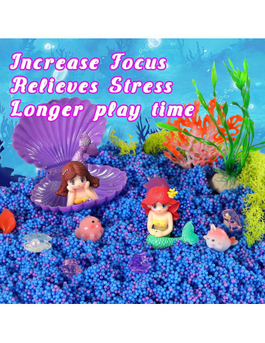 Kit Sensorial Oceánico Carolart con Bolas de Espuma y Almacenaje