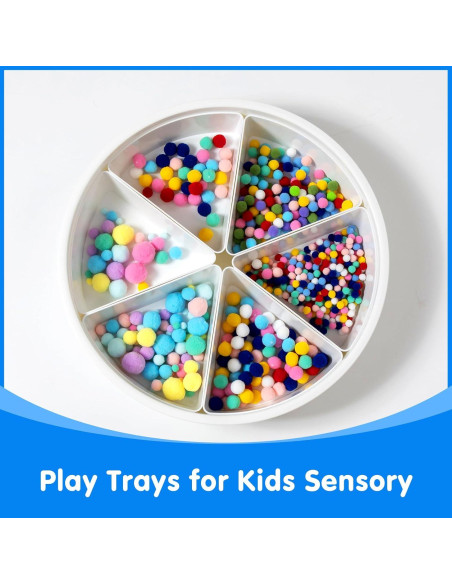 Bandeja Sensorial Redonda Odoorgames 42.9 cm con Tapa