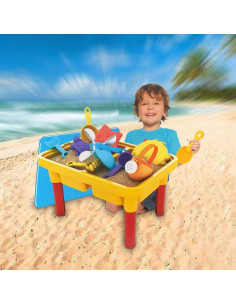 Mesa de Arena y Agua SOWOW 3en1 Portátil para Niños 2