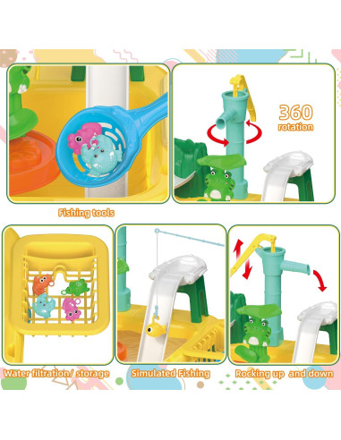 Mesa de Agua para Pesca Ysityum 52x34 cm para Niños 3+