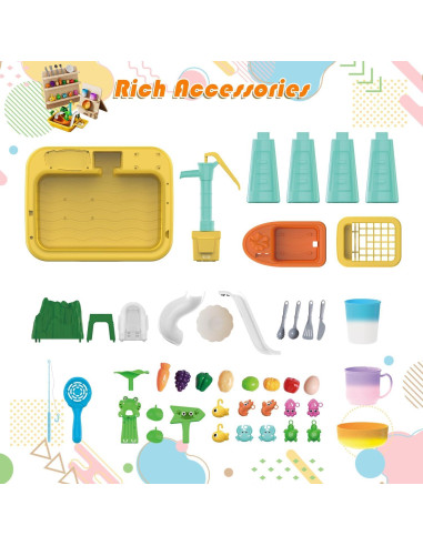 Mesa de Agua para Pesca Ysityum 52x34 cm para Niños 3+