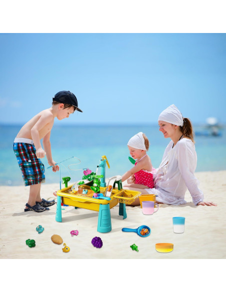 Mesa de Agua para Pesca Ysityum 52x34 cm para Niños 3+