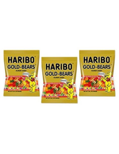 Gomitas Haribo Oso Dorado 340g - Pack de 3 Bolsas