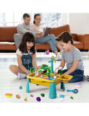 Mesa de Agua para Pesca Ysityum 52x34 cm para Niños 3+