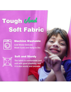 Columpio Sensorial Lizznoe Púrpura 2.79x1.55m para Niños 2