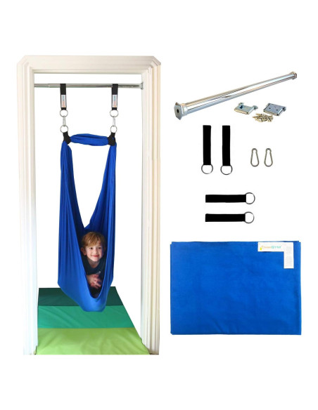 Columpio Sensorial DreamGYM para Puerta Azul - 99.79 kg