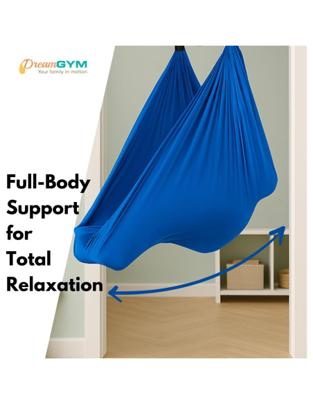 Columpio Sensorial DreamGYM para Puerta Azul - 99.79 kg