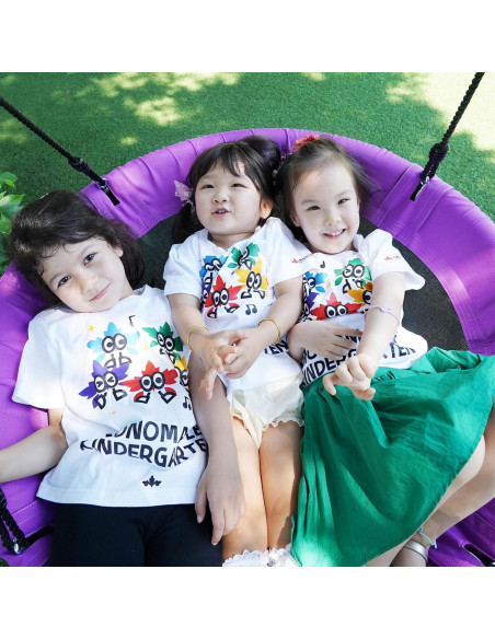 Columpio Plato JUNGLE WELL 100cm Impermeable 900D Púrpura