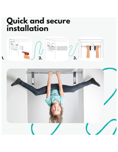 Columpio Sensorial DreamGYM para Puerta Azul - 99.79 kg