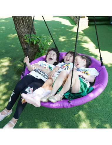 Columpio Plato JUNGLE WELL 100cm Impermeable 900D Púrpura