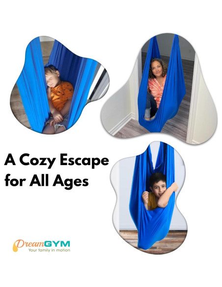 Columpio Sensorial DreamGYM para Puerta Azul - 99.79 kg