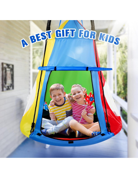 Columpio de Plato Colgante Liliful 99 cm para Niños - 272 kg