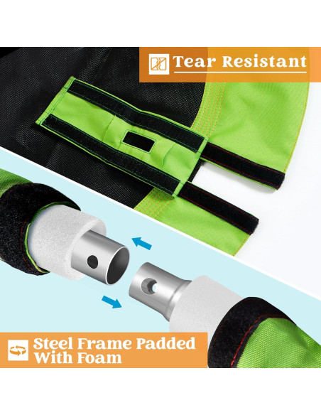 Columpio de Árbol TURFEE 102 cm Arcoíris para Niños Columpio de Árbol TURFEE 102 cm Arcoíris para Niños